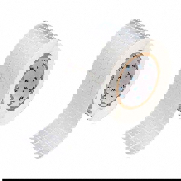 Label Maker Label: Silver, Vinyl, 10,000 per Roll